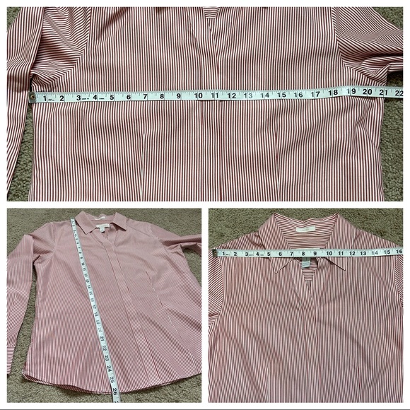 Chico’s Coolmax All Seasons Striped Classic Shirt - Picture 8 of 8